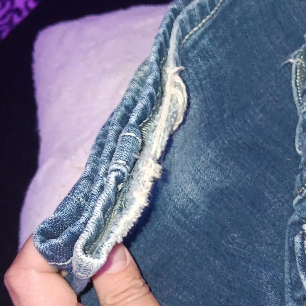 Miss Me Dark Blue Boot Cut Size 30 Jeans with Silver Accents - Picture 4 of 4